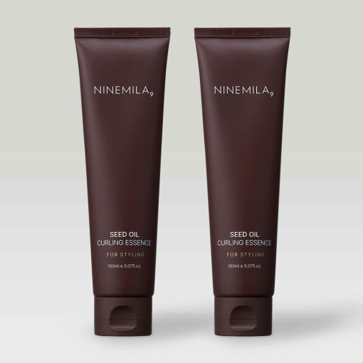 [NINEMILA]나인밀라 시드 오일 컬링 에센스 컬크림 세트(150ml*2개)