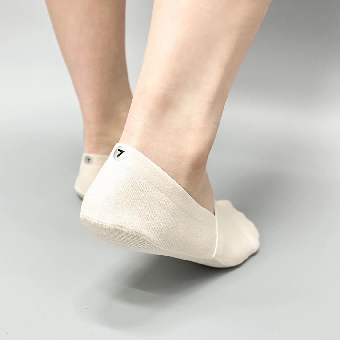 [Daily Sox Studio] 남녀공용 무봉제 실리콘 논슬립 페이크삭스 (베이지 4켤레 세트) Unisex No Show Non Slip Premium Socks (Beige/4 Pack)_Made in Korea