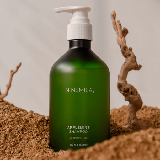 [NINEMILA]나인밀라 애플민트 지성두피용 탈모샴푸 본품(500ml) + 리필(500ml) 세트