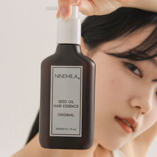 [NINEMILA]나인밀라 시드 오일 헤어 에센스 150ml + 시드 오일 컬링 에센스 컬크림 150ml 세트