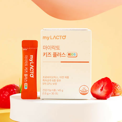 [LACTOMASON_myLACTO]국민약쟁이 신현준 온가족 유산균 키즈플러스 어린이 면역 장 건강 프리미엄 프로바이오틱스 유산균