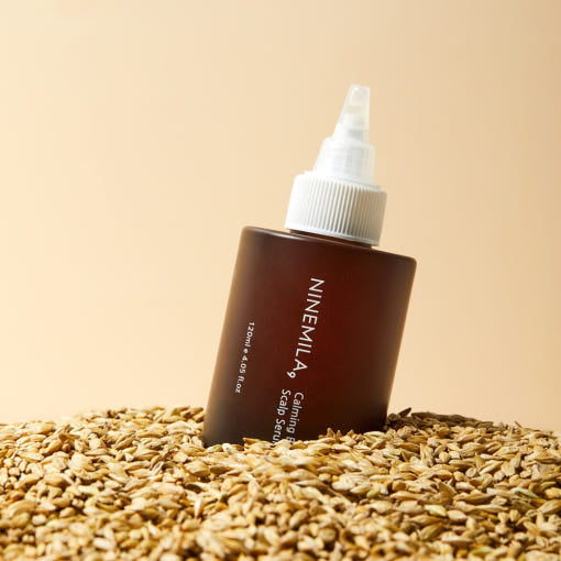 [NINMILA]나인밀라 카밍비어 (맥주효모) 두피 영양제 세럼 앰플 팩 120ml + 시드 오일 헤어 에센스 150ml 세트