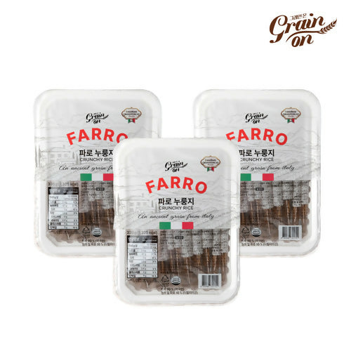 [GrainOn_그레인온] 안성재 쉐프의 슈퍼푸드 파로 누룽지 33g x 10회분(10인분)