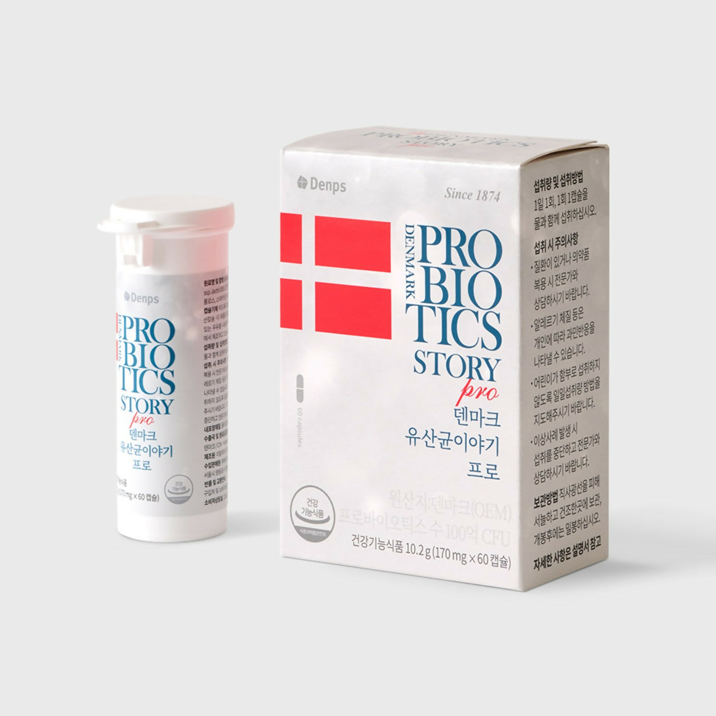 [TIMEDEAL] [Denps] 덴프스 X 공유 덴마크 유산균이야기 프로 1박스 (170mg*60캡슐-2개월분)
