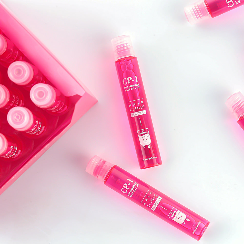 [CP-1]CP-1 쓰리세컨즈 헤어필업 _3 Seconds Keratin Hair Treatment Set for Dry Damaged hair, Protein Mask, Salon quality self hair care(13mlx20ea)
