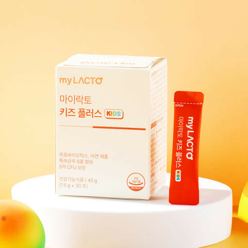 [LACTOMASON_myLACTO]국민약쟁이 신현준 온가족 유산균 키즈플러스 어린이 면역 장 건강 프리미엄 프로바이오틱스 유산균