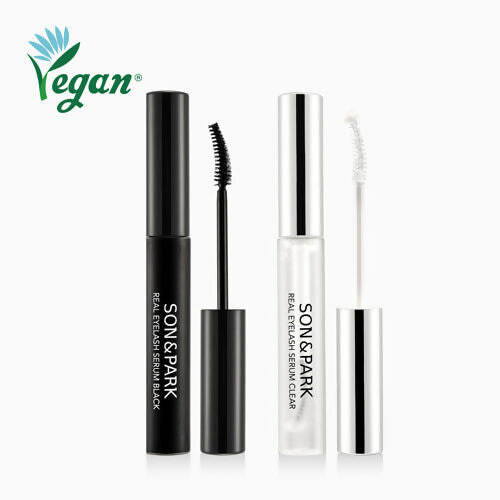 [SON&PARK] 손앤박 리얼 아이래쉬 세럼 + 속눈썹 영양제 블랙 15g 세트 Real Eyelash Serum Eyelash Nutrient Clear+Black 2pcs set