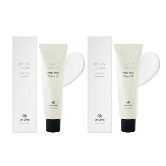 [SON&PARK] Beauty Water 손앤박 비건 핸드 밤 크림 50mL 2종 세트 THE RESERVOIR + BLOSSOM HILL