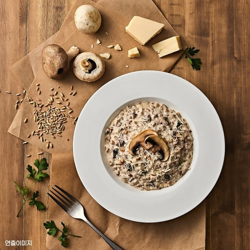 [GrainOn_그레인온] 안성재 쉐프 레시피 그대로 앗있는 머쉬룸 크림 파로 리조또 250g x 3인분